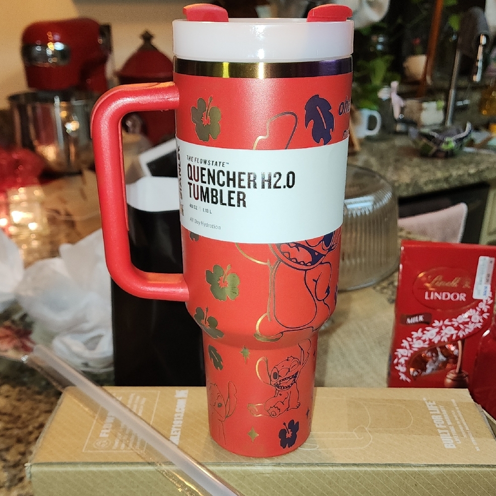 Stanley Disney Red, Blue and Gold Quencher H2.0 Tumbler